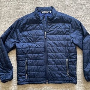 Peter Millar Crown Sport Zip Up Jacket, Mens size XL, Navy